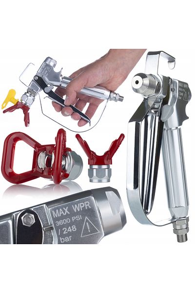 Rosfix Pistolet malarski UltraSpray PMRUS03 z osłoną dyszy+Dysza Malarska Ult
