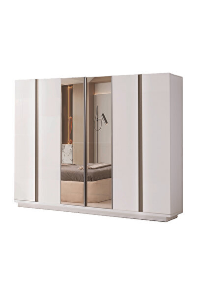 Avm 24 Miami 6 Kapaklı Gardırop %100 MDF |  Teslimat ve Kurulum