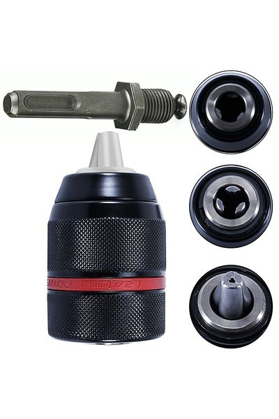 Rosfix QuickChuck SDS+ 1/2" 2-13 mm - Szybkozaciskowy uchwyt wiertarski + Adapter