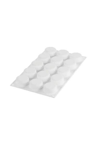 silikomart Silicone Cake Mold, Essenziale 30 Ml, 15 Cavities