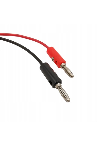 Rosfix Przewody pomiarowe do multimetru / zasilacza laboratoryjnego -100cm - 2x krokodylek 35mm