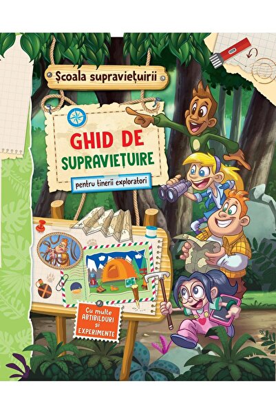 Editura Flamingo Junior Scoala supravietuirii. Ghid de supravietuire pentr