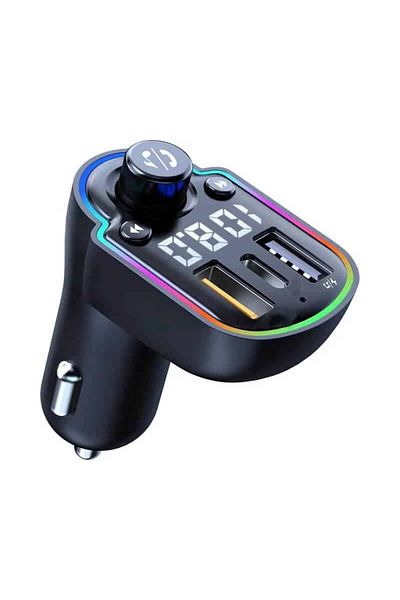 BGRJ Automotive Car kit FM modulator BGRJ-A8, Mp3 Player, USB, Type C, fast charge