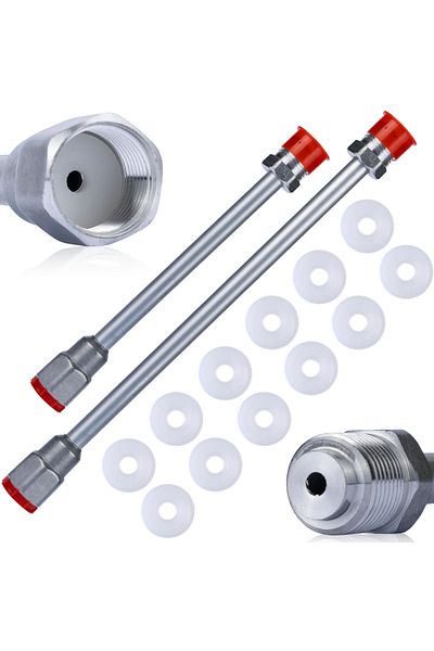 Rosfix Lanca do pistoletu malarskiego 30cm + Lanca do pistoletu malarskiego 50cm + 10X Uszczelka 7/8