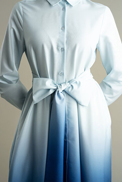 IDYL Belted Gradient Dress