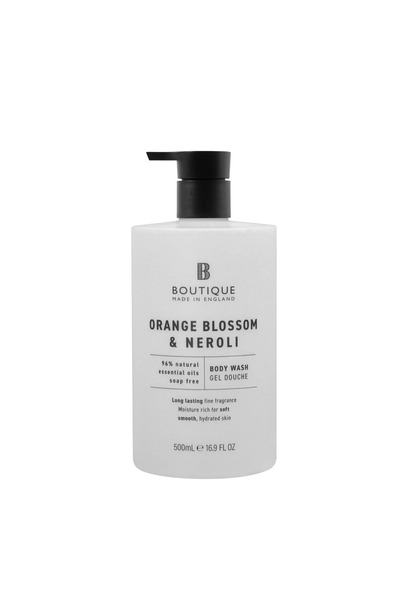 Boutique Gel de duș cu parfum de floare de portocal și neroli, Boutique, 500 ml