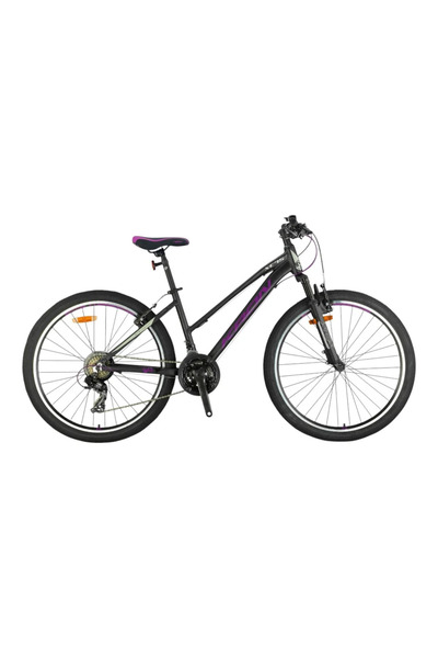 Kron XC 75 - 26" MTB - Lady - 14' - 21 Vites - V.B - Mat Siyah-Mor\Bej #KRN25...