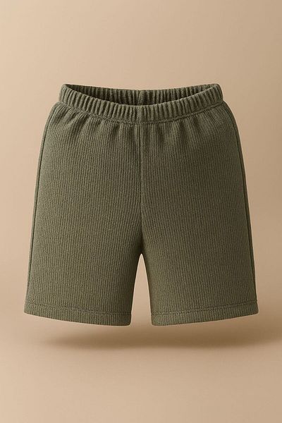 Mai Perla Children's Bottom Suit Waffle Shorts Comfortable Elastic Bottom Suit 1-5 Years
