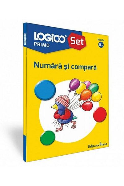 Editura Diana Mapa Logico Primo - Numara si compara (5+)