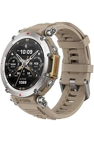 Amazfit T-Rex Ultra Smart Watch 47mm for Men, 20-Day Battery Life, 30m Freediving, Dual-Band GPS, Mu