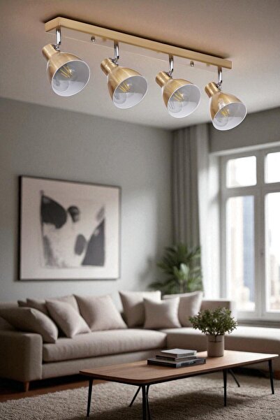 Lumexx OTİS 4 LÜ SIRALI ESKİTME PLAFONYER AVİZE