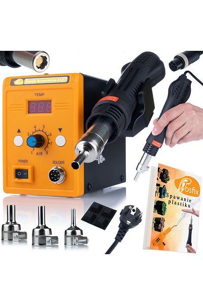Rosfix Stacja lutownicza Hot-air 858D + zestaw 3 dysz