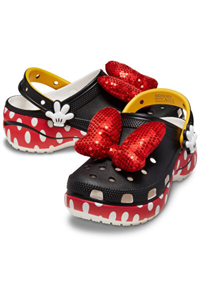 Crocs Clogs Minnie Mouse Classic Platform Clog - White