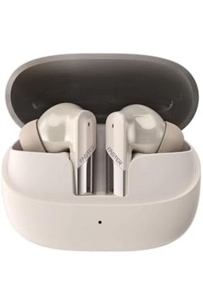 Faster Valor Earbuds Wireless Bluetooth 5.3- ANC and ENC, Wireless Earphones 4 QUAD Mics 36Hrs Playt