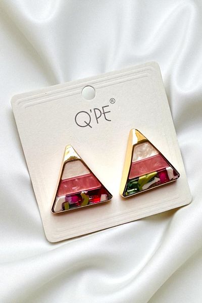 PETEK AKSESUAR TRIANGLE EARRINGS