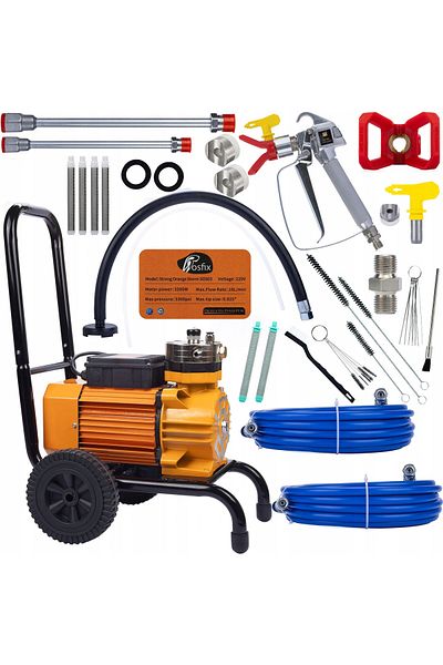 Rosfix Agregat Strong Blue Storm SBS03 3500W 22MPA 18L/min+Lanca 50cm+przebijaki+wąż 13m+