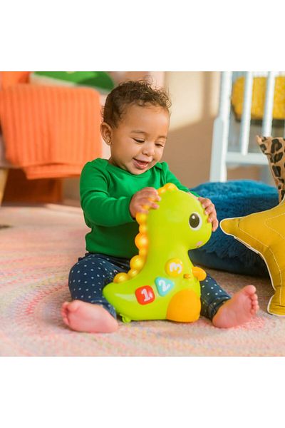 Bright Starts Go, Go, Dino Crawl & Count Toy, 6-36 Months