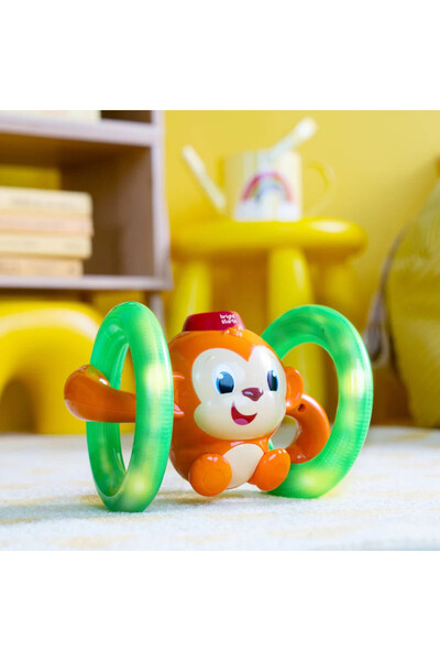 Bright Starts لعبة قرد برايت ستارتس رول آند جلو، من 6 إلى 36 شهرًا