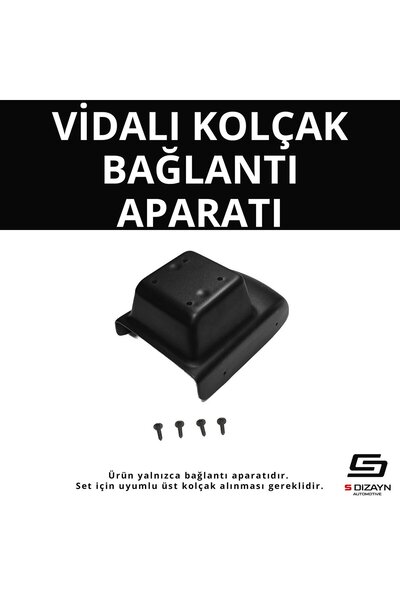 Drs Tuning S-Dizayn Dacia Duster 2 ABS Vidalı Kol Dayama Kolçak Alt Adaptör 2...