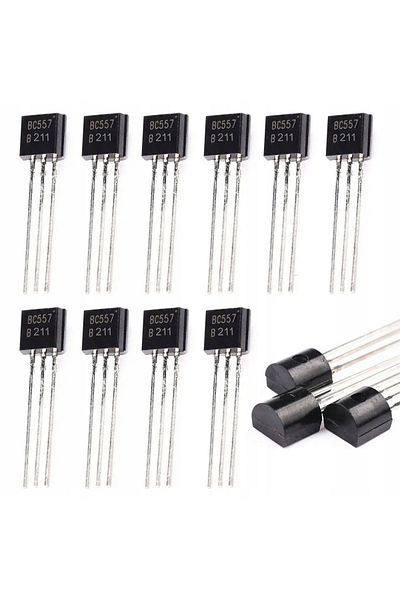 Rosfix Tranzystor BC557 PNP Arduino 10szt. w obudowie TO-92