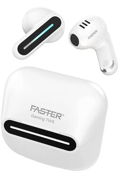 Faster TG550 Wireless Earbuds Bluetooth 5.3 - In-Ear Earphones with Dual Mode for Gaming & Music