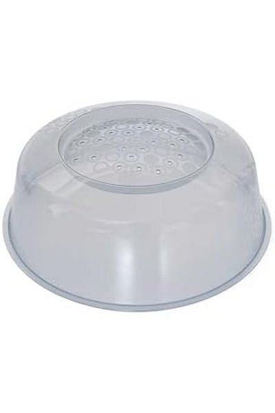 IKEA PRICKIG Microwave Lid in Grey (26 cm), White