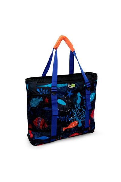 OEM Giostyle Boxy+ cooler bag, 28 liters, Multicolor, Blue straps