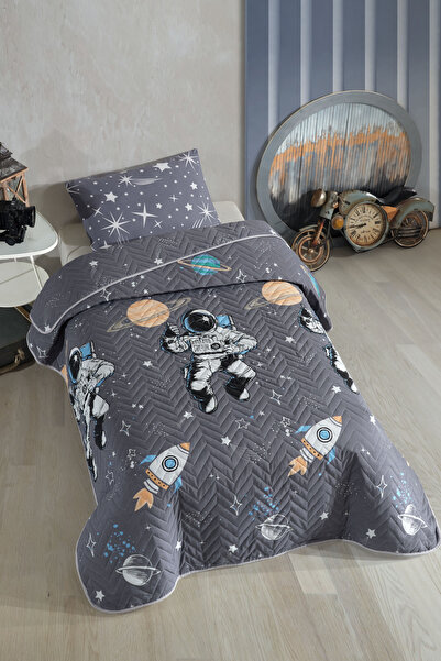 Formeya Bettwäsche-Set für Einzelbett mit Astronautenmotiv für Kinder und Jugendliche, 160 x 230 cm (ohne Spannbettlaken)