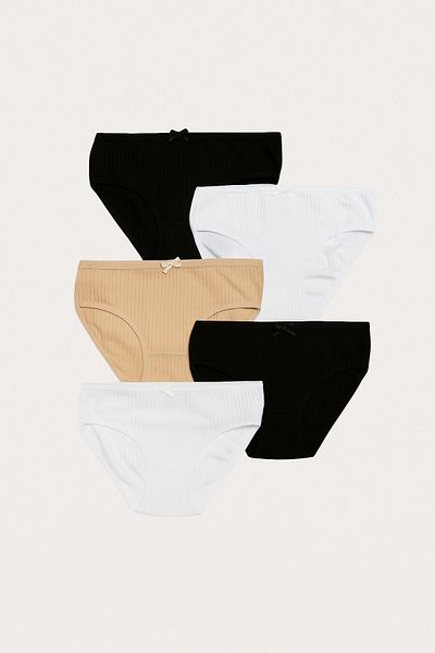 Katia&Bony Girl's Basic 5-Piece Panties
