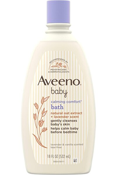 AVEENO Baby Calming Comfort Bath With Lavender & Vanilla, Hypoallergenic & Te...