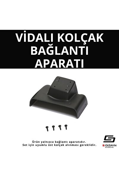 Drs Tuning S-Dizayn Ford Focus 3 ABS Vidalı Kol Dayama Kolçak Alt Adaptör 201...