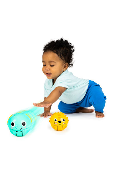 Bright Starts لعبة جيجابلز رول آند تشيس بالز، من عمر 6 إلى 36 شهرًا