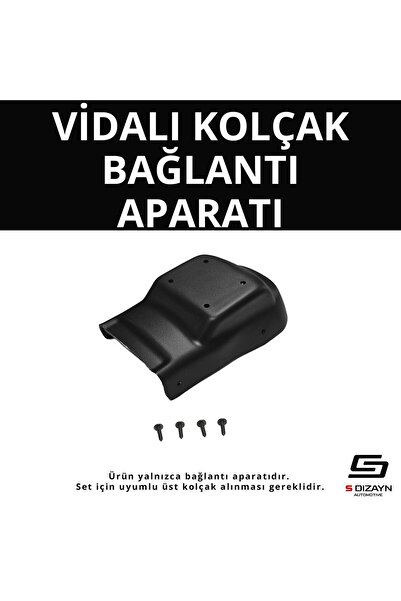 Drs Tuning S-Dizayn Opel Corsa D ABS Vidalı Kol Dayama Kolçak Alt Adaptör 200...