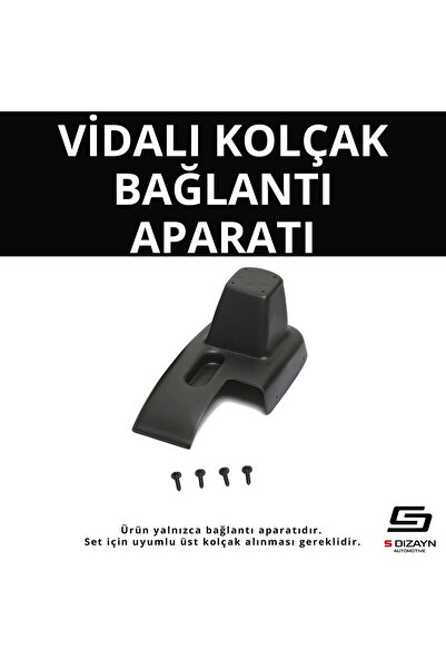 Drs Tuning S-Dizayn Ford Courier ABS Vidalı Kol Dayama Kolçak Alt Adaptör 201...