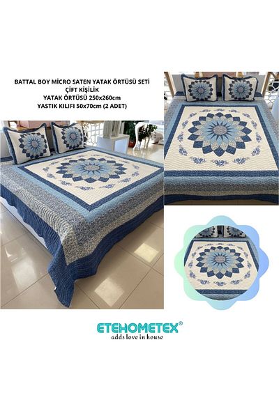 ETE HOMETEX Etehometex Double Personality Quilt Cover Set