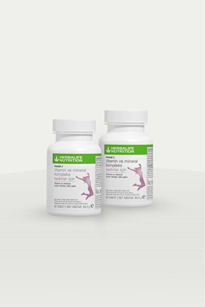 Herbalife Formül 2 Vitamin ve Mineral Kompleks Kadınlar İçin 60 Tablet(2adet)