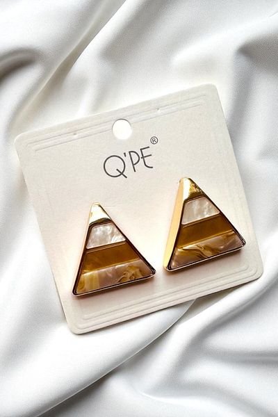PETEK AKSESUAR TRIANGLE EARRINGS