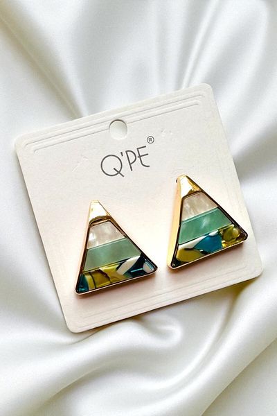 PETEK AKSESUAR TRIANGLE EARRINGS