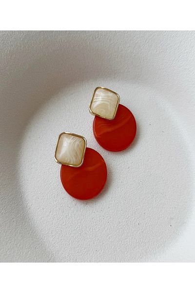 mos&more Orange Cream Light Women's Earrings