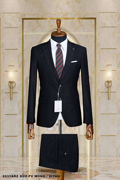Costumen SİYAH TAKIM ELBİSE SLİM FİT
