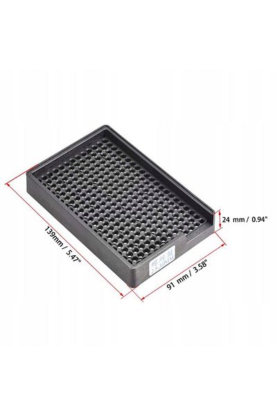 Rosfix Tacka antystatyczna ESD na śruby 2,5-3mm 273 otwory organizer