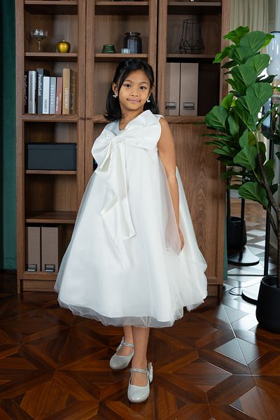 ddaniela D' Daniela - Bows and Flow Dress - White