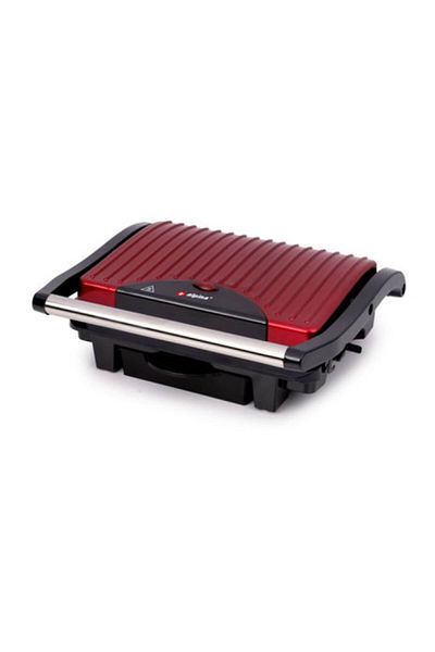 Alpina Gratar electric, Alpina, 1000W, Rosu/Negru