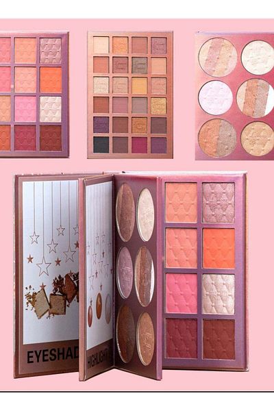 LOVEME BEAUTY Eyeshadow Palette + Blush + Concealer + Highlighter