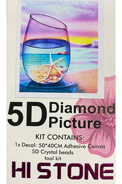 EleganTShoP 5D Yapışan Boncuk Goblen Mozaik Tablo Pano 40 x 50 cm 82960