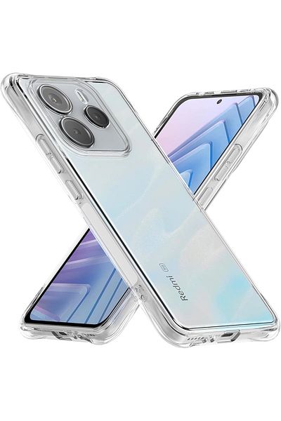 ALC MOBILE Anti-shock, transparent case compatible with Xiaomi Redmi Note 14 5G