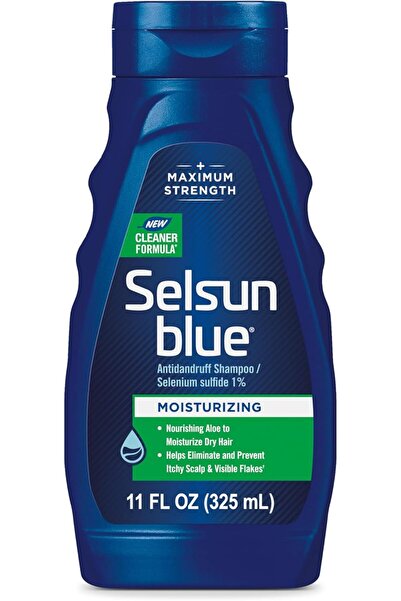 Selsun Blue Moisturizing Antidandruff Shampoo, Maximum Strength Scalp Treatment With Selenium Sulfid