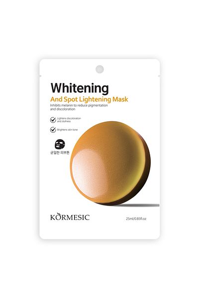 Kormesic 5 pieces of Cormicec Skin Lightening and Whitening Mask 25 ml