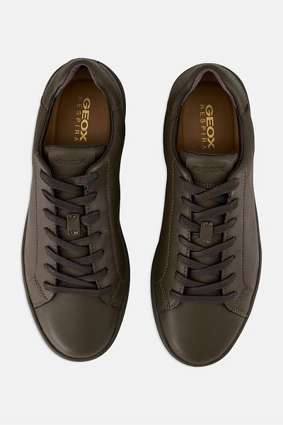 Geox Men Spherica Ecub Lace Up Shoes, Army Green