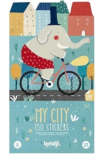 Londji Set de autocolante repoziționabile, Urban